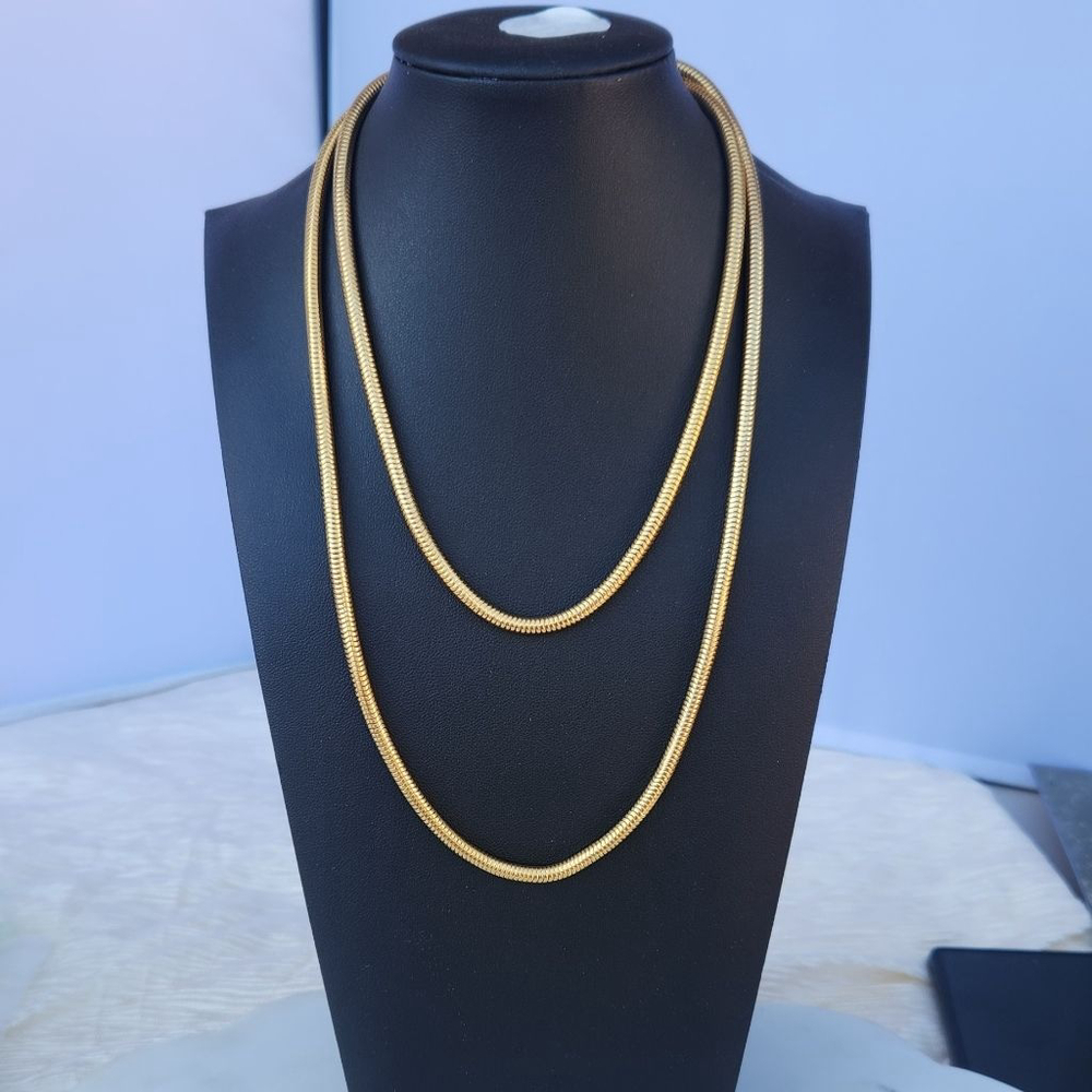 Monet Vintage Gold Plated Chain 35 in